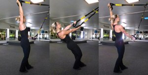 The X -Can be done with a cable machine or a suspension trainer